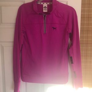 VS PINK dry fit exercise/running top